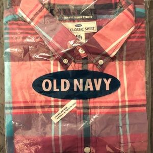 Old Navy Plaid Shit XXXL NWT still in retail bag.